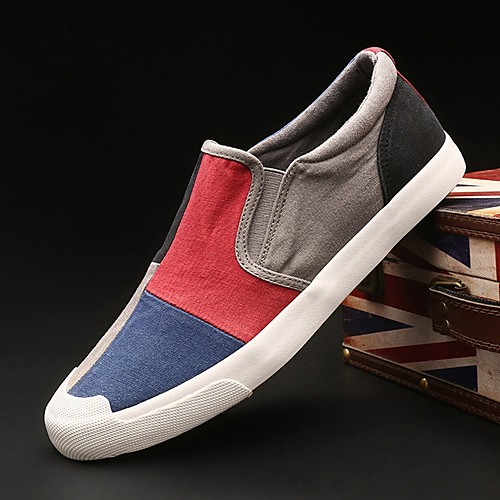 

Men's Summer Outdoor Boots Canvas Non-slipping Black / Khaki / Blue