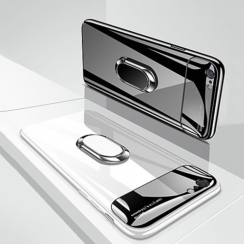 

Magnetic Ring Lens Glass Protection Phone Case For Apple iphone 11 Pro Max SE 2020 XR XS Max X 8 Plus 7 Plus 6 Plus Smooth Hard PC Back Cover For SE 2020 Slim Fashion Shockproof Cases with Stand