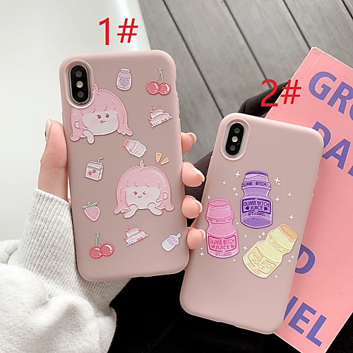 

Painted TPU Cartoon Pattern for Apple iPhone Case 11 Pro Max X XR XS Max 8 Plus 7 Plus 6 Plus SE(2020) Back Cover