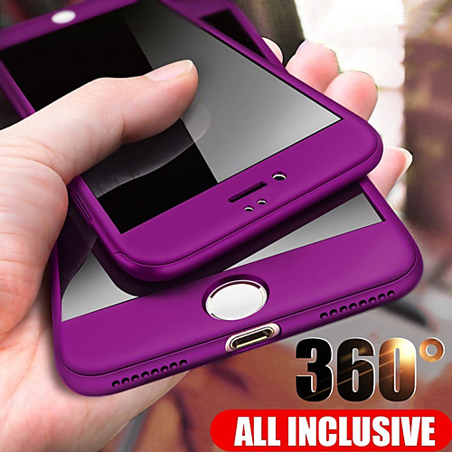 

360 Degree Full Cover Phone Case For iPhone SE 2020 / 11 / 11 Pro 11Pro Max / X / XS / XR / XS Max PC Hard Shell Protective Case For iPhone 8Plus / 8 / 7 Plus / 7 / 6Plus / 6 Case
