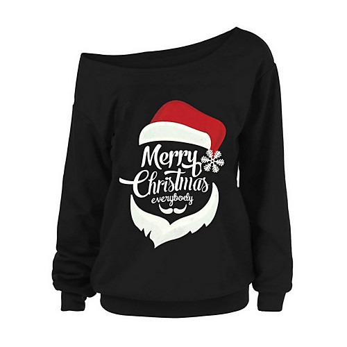 

Women's Sweatshirt Solid Colored / Letter Basic Black Red Green S M L XL XXL XXXL XXXXL XXXXXL