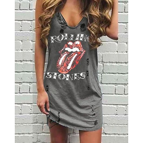 

Women's Sheath Dress Short Mini Dress Blue Gray Sleeveless Solid Color Summer V Neck Hot Elegant Slim 2021 S M L XL XXL 3XL