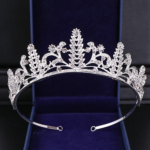 

Women's Hair Jewelry For Wedding Engagement Party Wedding Crystal Alloy Silver Golden 1pc