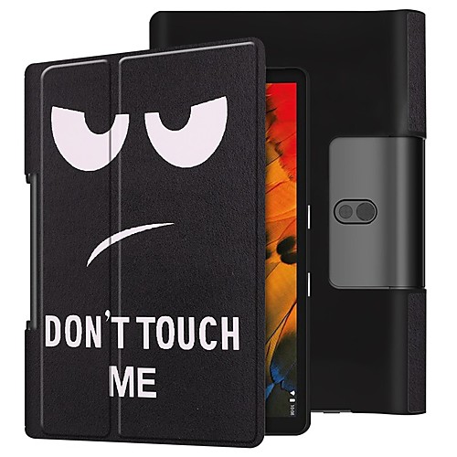 

Case For Lenovo Yoga Smart Tab YT-X705F Shockproof / with Stand / Flip Full Body Cases Eyes PU Leather Case For Lenovo Yoga Smart Tab YT-X705F