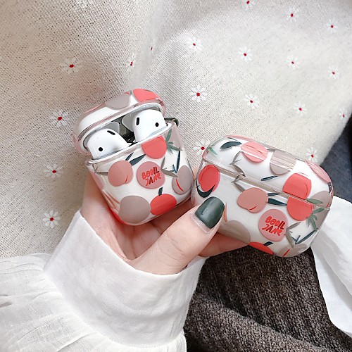

Qi Wireless Charging Cover Case Cute Apple Airpods 2 Apple Airpods Pro Scratch-proof Plastic Shell