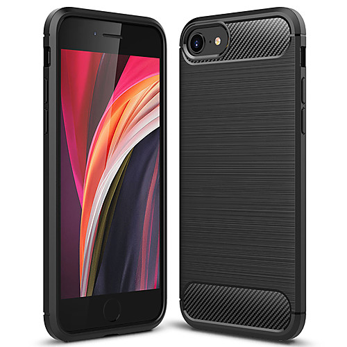 

ASLING Phone Case For Apple iphone 7/8 / iPhone SE(2020) Dustproof Back Cover Solid Colored TPU