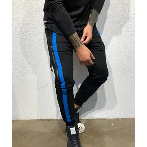 

Men's Basic Slim Chinos Pants - Print Black Blue Yellow US34 / UK34 / EU42 / US36 / UK36 / EU44 / US38 / UK38 / EU46