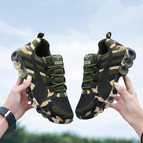 

Unisex Spring / Fall Casual Daily Trainers / Athletic Shoes Mesh Army Green