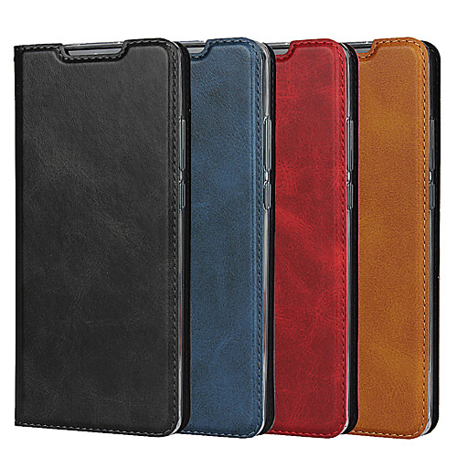 

Case For Huawei Huawei P40/P40 Pro/P30/P30 Lite/P30 Pro/P20/P20 Pro/P20 Lite/P20 Lite 2019 Card Holder / Shockproof / Flip Full Body Cases Solid Colored PU Leather