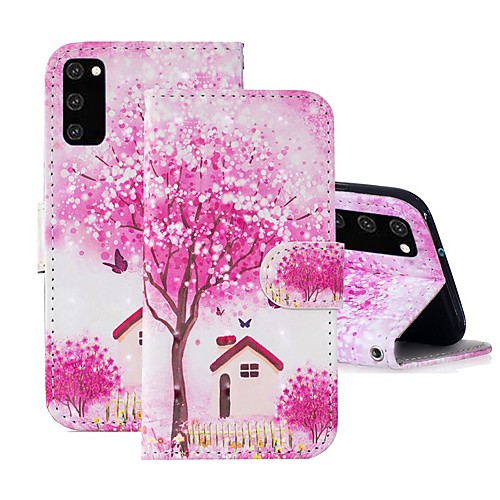 

Case For Samsung Galaxy A91 / M80S / Galaxy A81 / M60S / S20 Plus Wallet / Card Holder / with Stand Full Body Cases Tree PU Leather For Samsung Galaxy S20 Ultra/A01/A11/A21/A41/A70E