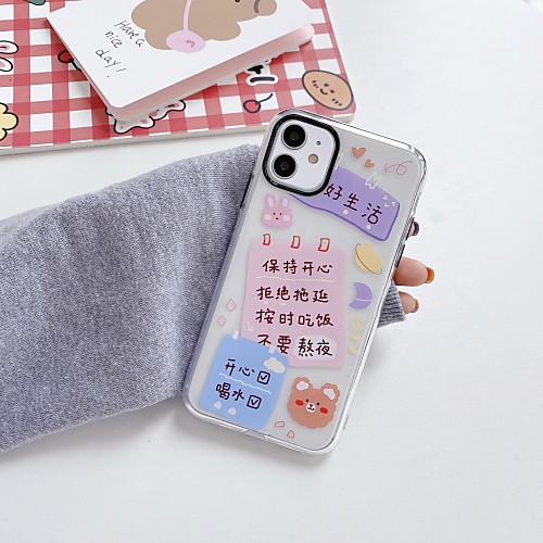 

Case For Apple iPhone 11 / iPhone 11 Pro / iPhone 11 Pro Max Shockproof Back Cover Cartoon TPU