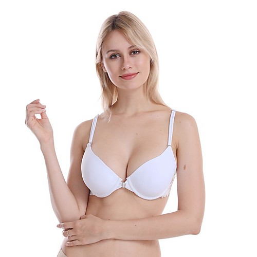 

Women's Lace Bras Underwire Bra 3/4 Cup Bra Wine White Black