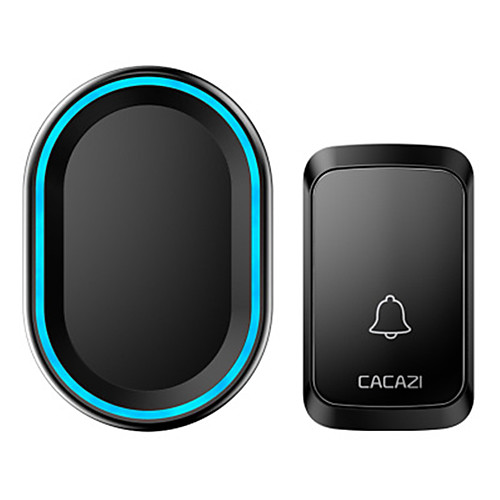 

CACAZI A80 1 Receiver 1 Transmitter 300M Remote Waterproof US EU UK AU Plug Wireless Smart Digital AC Doorbell