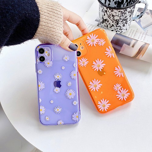 

Case For Apple iPhone 11 / iPhone 11 Pro / iPhone 11 Pro Max Shockproof Back Cover Flower TPU