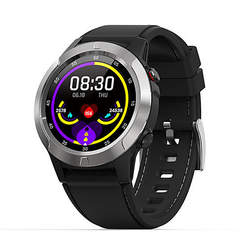 

M4S GPS IP67 2G Bluetooth Call Sports Heart Rate Blood Pressure Smart Watch Capacitance Full Circle Screen Built-in