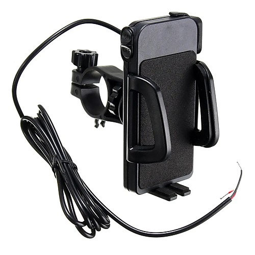 

12-85V 5V 1.5A Motorcycle Handlebar Phone Navigation Holder USB Charger Universal