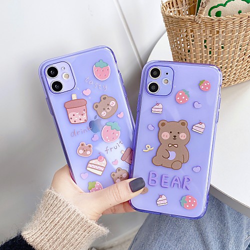

Case For Apple iPhone 11 / iPhone 11 Pro / iPhone 11 Pro Max Shockproof Back Cover Cartoon TPU