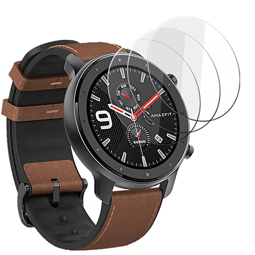 

9H 3pcs Tempered Glass Screen Protector Film for Amazfit GTR 47mm / 42mm 3PCS
