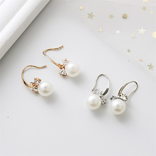 

Women's Earrings Holiday Wedding Birthday Romantic Earrings Jewelry Gold / Silver For Date Street Festival 1 Pair