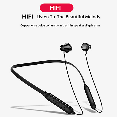 

Huawei E3 Neckband Headphone Wired Bluetooth 5.0 Stereo with Microphone HIFI Sweatproof InLine Control for Sport Fitness