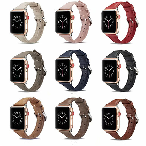 

Leather Watch Band Strap for Apple Watch Series 4/3/2/1 17cm / 6.69 Inches 2.2cm / 0.9 Inches