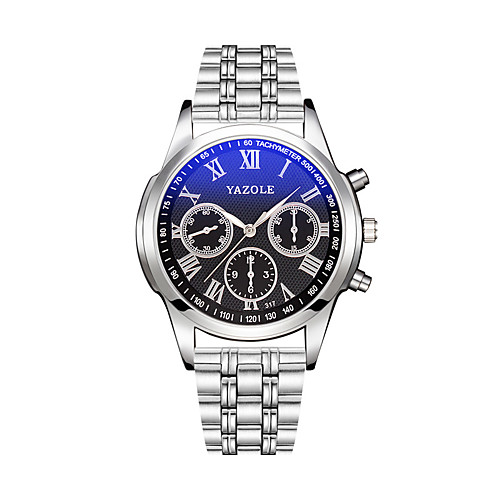 

Men's Dress Watch Quartz Modern Style Stylish Titanium Alloy Silver 30 m Casual Watch Analog Casual Fashion - White Black One Year Battery Life
