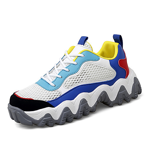 

Unisex Fall / Spring & Summer Daily Outdoor Trainers / Athletic Shoes Running Shoes / Walking Shoes Mesh Breathable Non-slipping Shock Absorbing White / Blue / Black