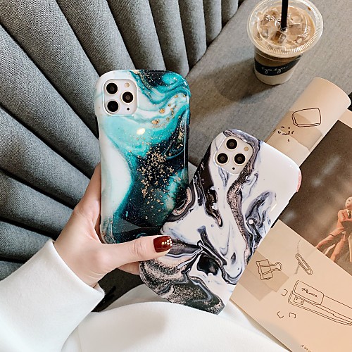 

Case For Apple iPhone 11 / iPhone 11 Pro / iPhone 11 Pro Max Shockproof Back Cover Tile / Marble TPU
