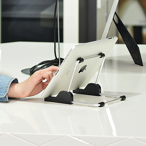 

Phone tablet computer lazy person stand aluminum alloy stand folding metal ipad tabletop stand