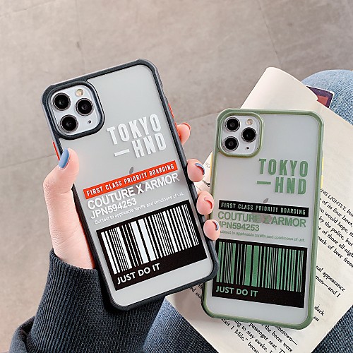 

Case For Apple iPhone 11 / iPhone 11 Pro / iPhone 11 Pro Max Shockproof Back Cover Word / Phrase PC