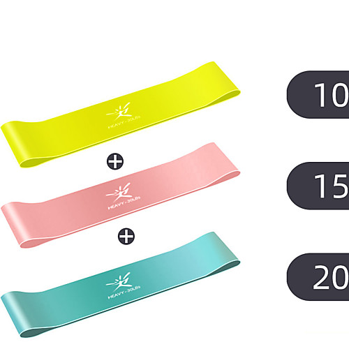 

Resistance Loop Exercise Bands Resistance Bands for Legs and Butt 3 pcs Resistance Bands Sports Latex Home Workout Yoga Pilates Portable Durable Lift, Tighten And Reshape The Plump Buttock Shaper