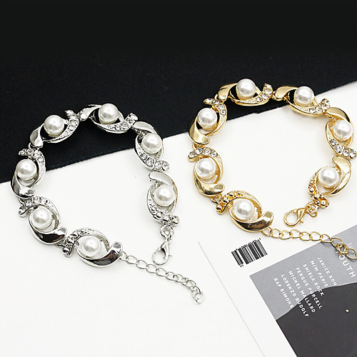 

Women's Bracelet Classic Wedding Birthday Vintage Theme European Trendy Casual / Sporty Ethnic French Alloy Bracelet Jewelry Gold / Silver For Date Festival