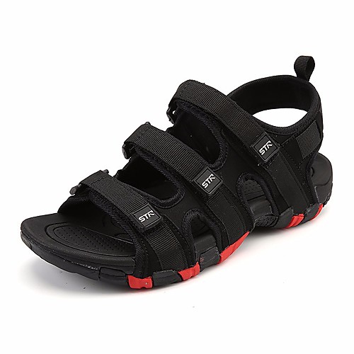 

Men's Summer Outdoor Sandals PU Non-slipping Black / Brown / Gray
