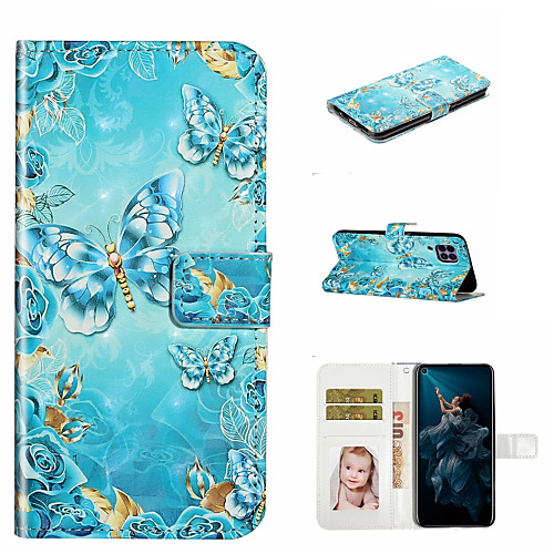 

Case For Huawei P40 Pro Huawei P40 lite Phone Case PU Leather Material 3D Painted Pattern Phone Case for Huawei P40 P30 Pro P30 lite P30 P20 Pro P20 lite P20