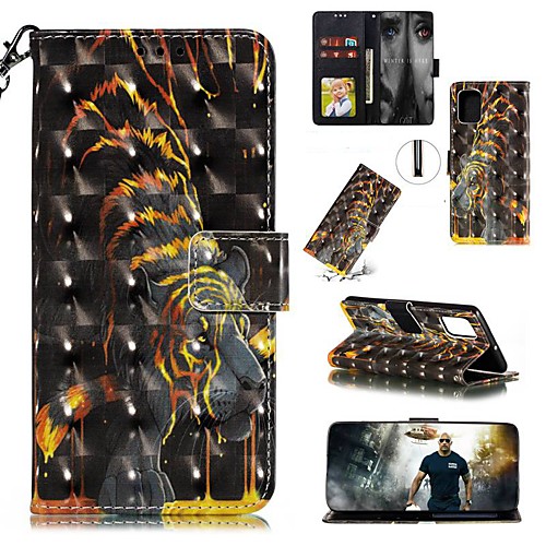 

Case For Samsung Galaxy A90(2019) / Galaxy A20e /Galaxy A80 Wallet / Card Holder / with Stand Full Body Cases Animal PU Leather For Galaxy A90 5G/A10S/A20S/A10E/M30s/Note 10 Plus/S20 Ultra/A51/A71