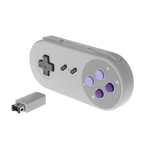 

2.4G Wireless Controller Mini Remote Control Gamepad Console Joystick Accessory For Super Nintendo Entertainment System SNES