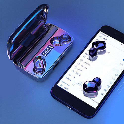 

A9 TWS 9D Stereo Wireless Earbuds IPX7 Waterproof Bluetooth5.0 Earphones Sport Headphones
