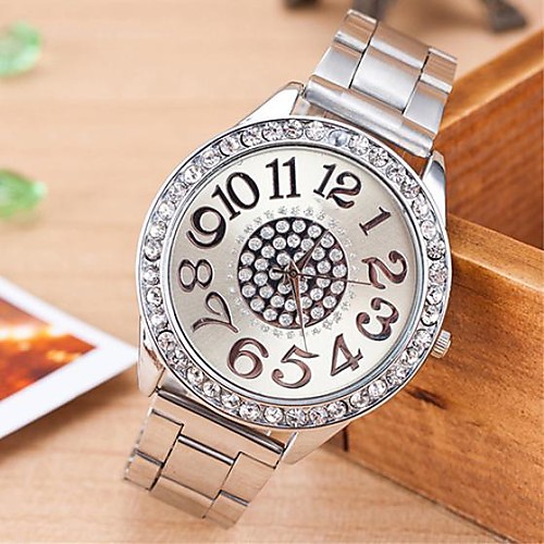 

Women's Quartz Watches Fashion Silver Alloy Chinese Quartz Rose Gold Gold Silver Casual Watch Analog One Year Battery Life