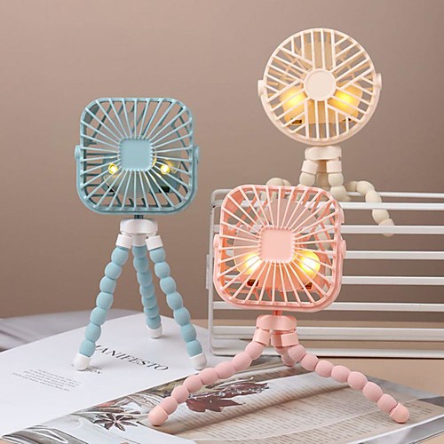 

Mini Portable Hanging Octopus Shape Stand Adjustable Handheld USB Charging Fan Cooler for Baby Stroller Student Use