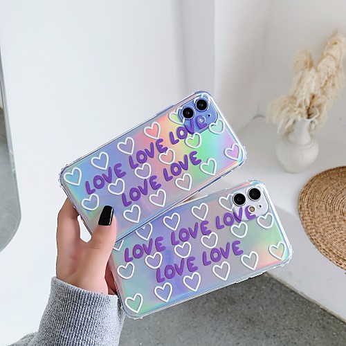 

Case For Apple iPhone 11 / iPhone 11 Pro / iPhone 11 Pro Max Shockproof Back Cover Heart TPU