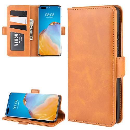 

For Huawei P40/P40 Pro/P40 Pro/P40 lite E/Y7P Wallet Stand Leather Cell Phone Case with Wallet & Holder & Card Slots