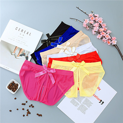 

Women's Basic Brief - Asian Size Low Waist White Black Red One-Size