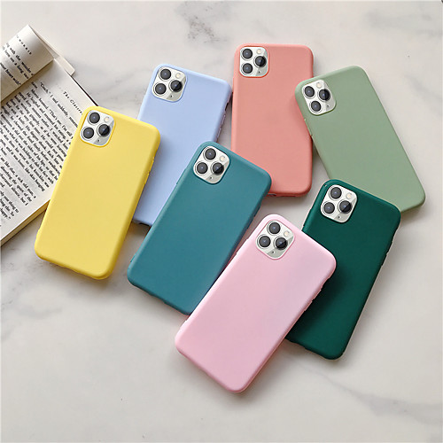 

Case For Apple iPhone 11 / iPhone 11 Pro / iPhone 11 Pro Max Shockproof Full Body Cases Solid Colored TPU