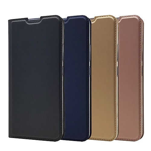 

Case For Samsung Galaxy A90 5G/A80/A90/A70/A70S/A71/A51/A91/A81/A60/A50/A50S/A40/A30/A30S/A20E/A20S Card Holder / Shockproof / Flip Full Body Cases Solid Colored PU Leather