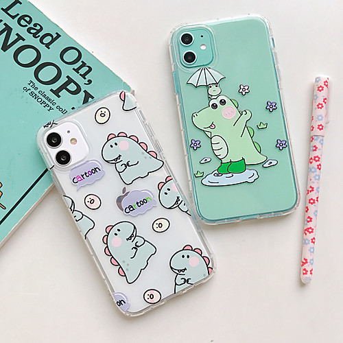 

Case For Apple iPhone 11 /11 Pro / 11 Pro Max/SE2020/6/7/8/x/xr/xsmax/7p/6p Ultra-thin / Transparent Back Cover Cartoon TPU