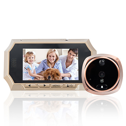 

Explosion 4.3-inch high-definition intelligent electronic cat-eye doorbell human induction night vision video recording ringtone optional 3 million pixels