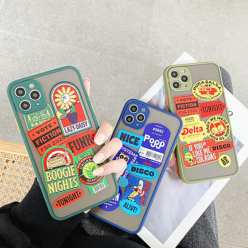 

Case For Apple iPhone 11 / iPhone 11 Pro / iPhone 11 Pro Max Shockproof Back Cover Cartoon Plastic