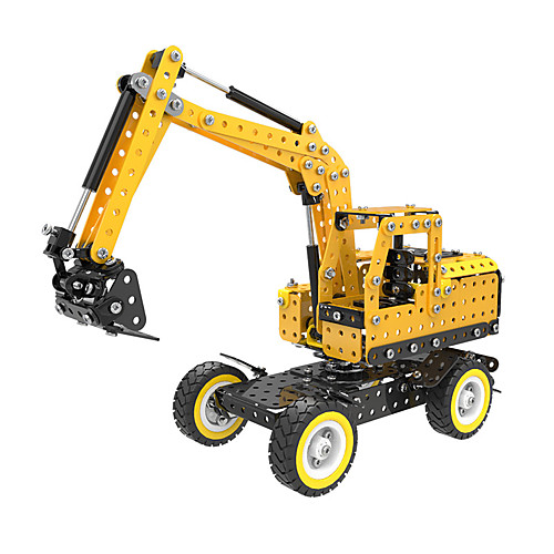 

SW-007 3D Puzzle Excavator Toy Excavating Machinery Cool Hand-made Parent-Child Interaction Stainless steel 502 pcs Excavator Kids Boys and Girls Toy Gift