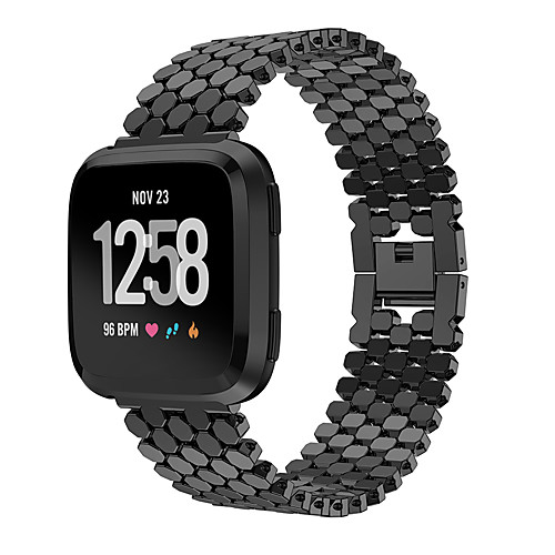 

Watch Band for Fitbit Versa Fitbit Sport Band Stainless Steel Wrist Strap