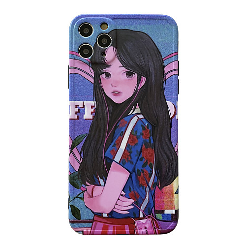 

Case For Apple iphone 11/pro11proMax/x/XS/XR/XSMax/8p/8/7P/7/SE(2020)Cover Sexy Lady TPU Cartoonsoft shell iphone case set